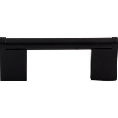 Princetonian Bar Pull 3 Inch (c-c) - Flat Black - BLK