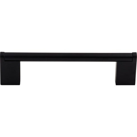 Princetonian Bar Pull 5 1/16 Inch (c-c) - Flat Black - BLK