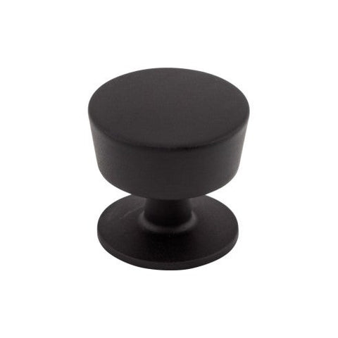 Essex Knob 1 3/16 Inch - Flat Black - BLK