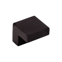 Square Knob 5/8 Inch (c-c) - Flat Black - BLK