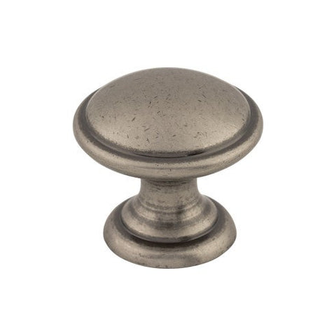 Rounded Knob 1 1/4 Inch - Pewter Antique - PTA