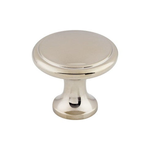 Ringed Knob 1 1/8 Inch - Polished Nickel - PN