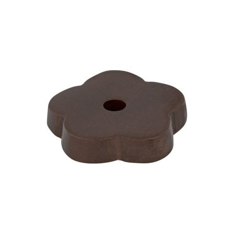 Aspen Flower Backplate 1 Inch - Mahogany Bronze - MCB