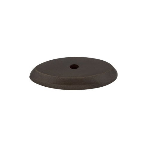 Aspen Oval Backplate 1 1/2 Inch - Medium Bronze - MB