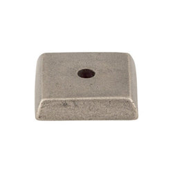 Aspen Square Backplate 7/8 Inch - Silicon Bronze Light - SBL