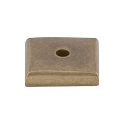 Aspen Square Backplate 7/8 Inch - Light Bronze - LB