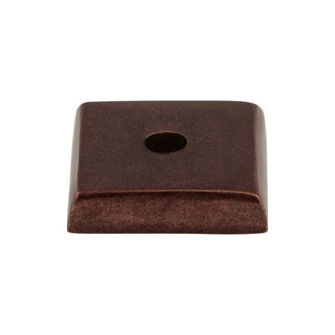 Aspen Square Backplate 7/8 Inch - Mahogany Bronze - MCB