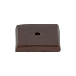 Aspen Square Backplate 1 1/4 Inch - Mahogany Bronze - MCB