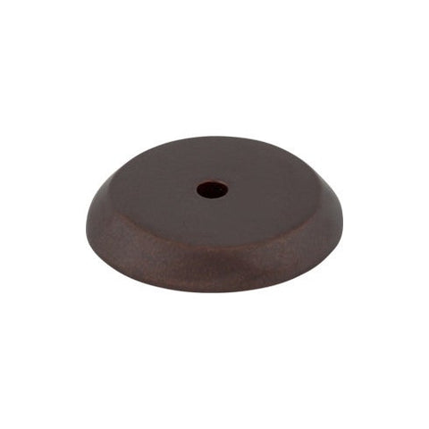 Aspen Round Backplate 1 1/4 Inch - Mahogany Bronze - MCB