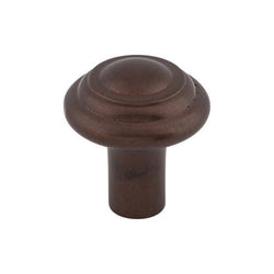 Aspen Button Knob 1 1/4 Inch - Mahogany Bronze - MCB