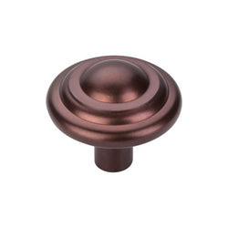 Aspen Button Knob 1 3/4 Inch - Mahogany Bronze - MCB