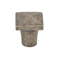 Aspen Square Knob 3/4 Inch - Silicon Bronze Light - SBL