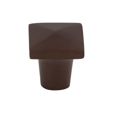 Aspen Square Knob 3/4 Inch - Mahogany Bronze - MCB