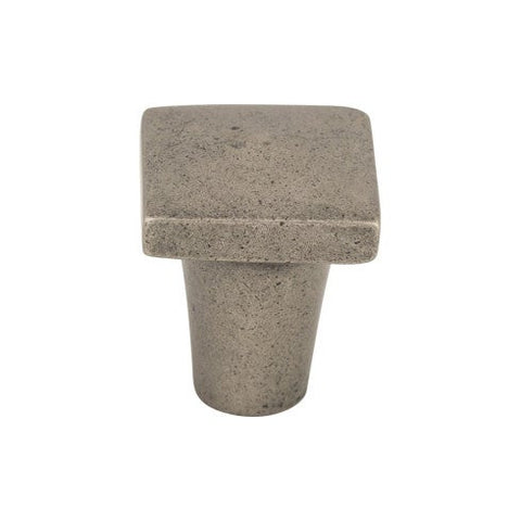 Aspen Square Knob 7/8 Inch - Silicon Bronze Light - SBL