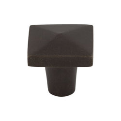 Aspen Square Knob 1 1/4 Inch - Medium Bronze - MB