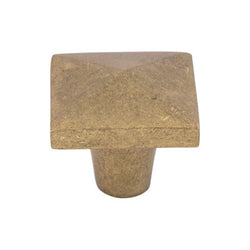 Aspen Square Knob 1 1/2 Inch - Light Bronze - LB