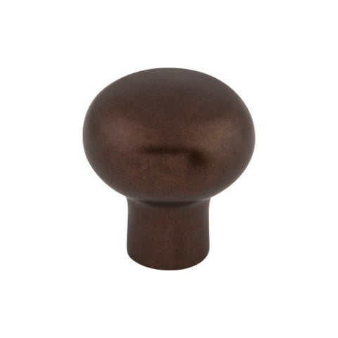 Aspen Round Knob 7/8 Inch - Mahogany Bronze - MCB