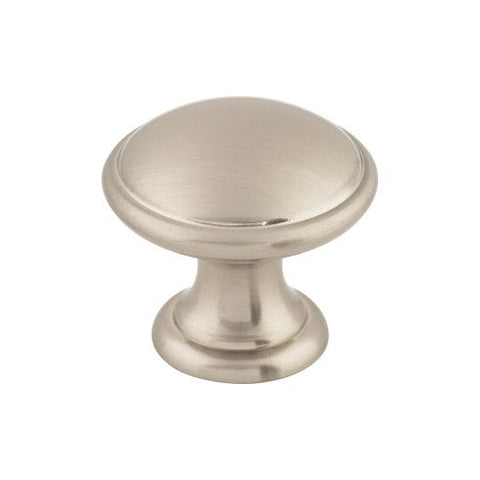 Rounded Knob 1 1/4 Inch - Brushed Satin Nickel - BSN