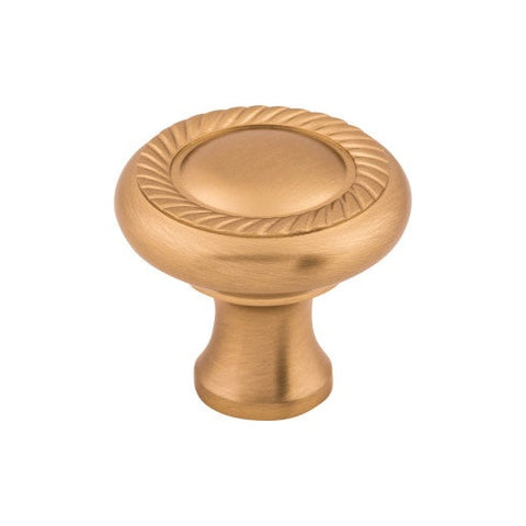 Swirl Cut Knob 1 1/4 Inch - Brushed Bronze - BB