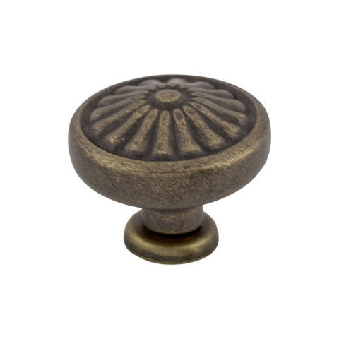 Flower Knob 1 1/4 Inch - German Bronze - GBZ