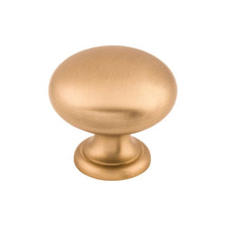 Mushroom Knob 1 1/4 Inch - Brushed Bronze - BB