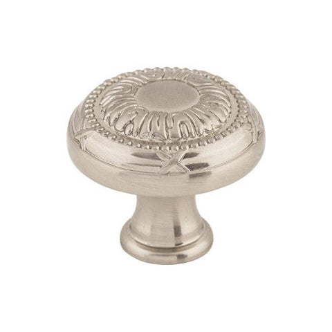 Ribbon Knob 1 1/8 Inch - Brushed Satin Nickel - BSN