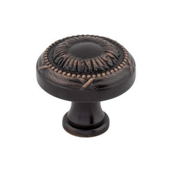 Ribbon Knob 1 1/8 Inch - Tuscan Bronze - TB