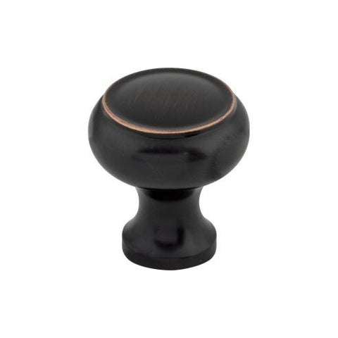 Normandy Knob 1 1/8 Inch - Tuscan Bronze - TB