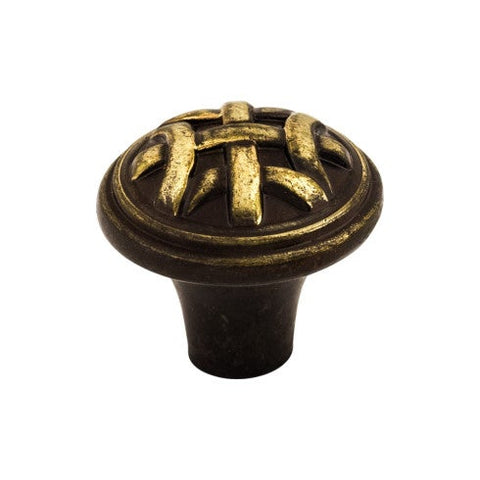 Celtic Knob Small 1 Inch - Dark Antique Brass - DAB