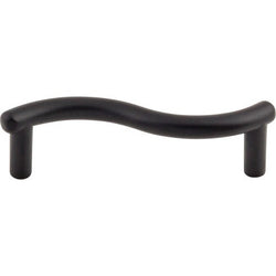 Spiral Pull 3 Inch (c-c) - Flat Black - BLK