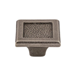 Square Inset Knob 2 Inch - Cast Iron - CI