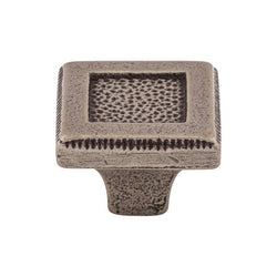 Square Inset Knob 1 5/16 Inch - Cast Iron - CI