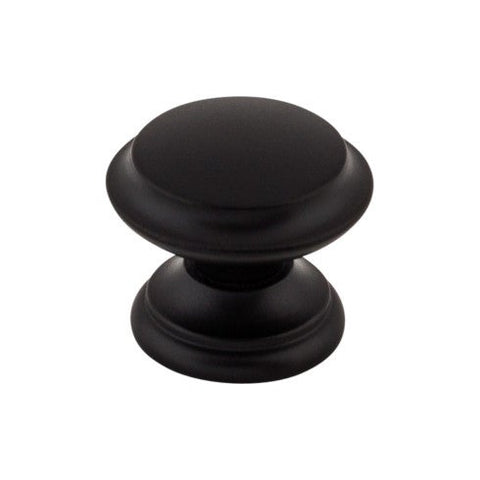 Flat Top Knob 1 3/8 Inch - Flat Black - BLK