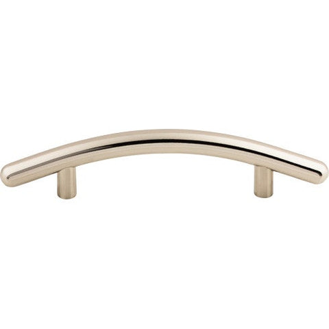 Curved Bar Pull 3 3/4 Inch (c-c) - Polished Nickel - PN