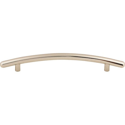 Curved Bar Pull 6 5/16 Inch (c-c) - Polished Nickel - PN