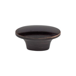 Oval Knob 1 1/2 Inch - Tuscan Bronze - TB