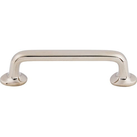 Aspen II Rounded Pull 4 Inch (c-c) - Polished Nickel - PN