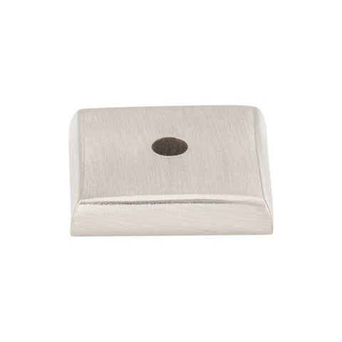 Aspen II Square  Backplate 7/8 Inch - Brushed Satin Nickel - B