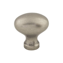 Egg Knob 1 1/4 Inch - Pewter Antique - PTA