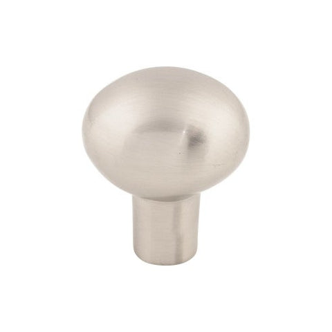 Aspen II Small Egg Knob 1 3/16 Inch - Brushed Satin Nickel - B