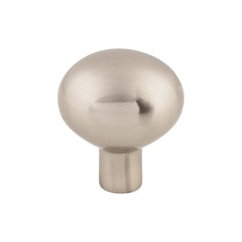 Aspen II Large Egg Knob 1 7/16 Inch - Brushed Satin Nickel - B