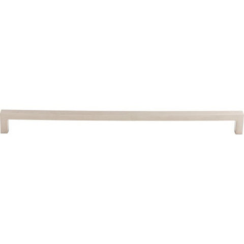 Square Bar Pull 12 5/8 Inch (c-c) - Brushed Satin Nickel - BSN