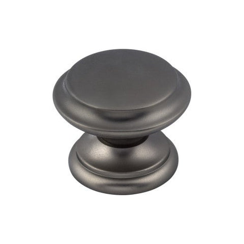 Flat Top Knob 1 3/8 Inch - Ash Gray - AG