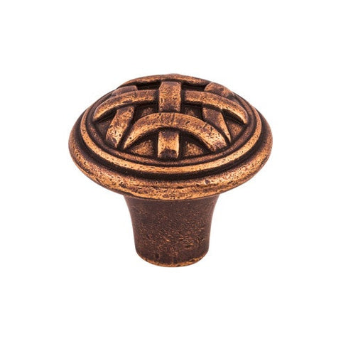 Celtic Knob Small 1 Inch - Old English Copper - OEC