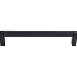 Amwell Bar Pull 6 5/16 Inch (c-c) - Flat Black - BLK