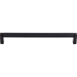 Amwell Bar Pull 8 13/16 Inch (c-c) - Flat Black - BLK