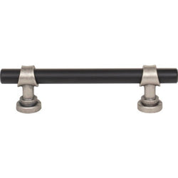 Bit Pull 3 3/4 Inch (c-c) - Flat Black and Pewter Antique - BL