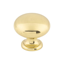 Mushroom Knob 1 1/4 Inch - Polished Brass - PB