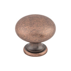 Mushroom Knob 1 1/4 Inch - Antique Copper - AC