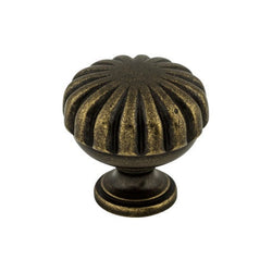 Melon Knob 1 1/4 Inch - German Bronze - GBZ